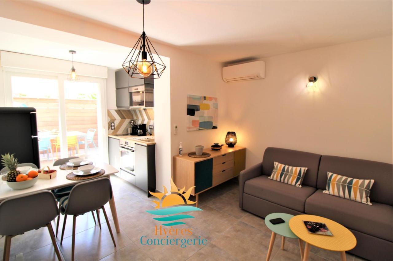 Ferienwohnung Hyeres-Plage -T2 Neuf Rdj Clim Wifi - La Capte By Hc Exterior foto